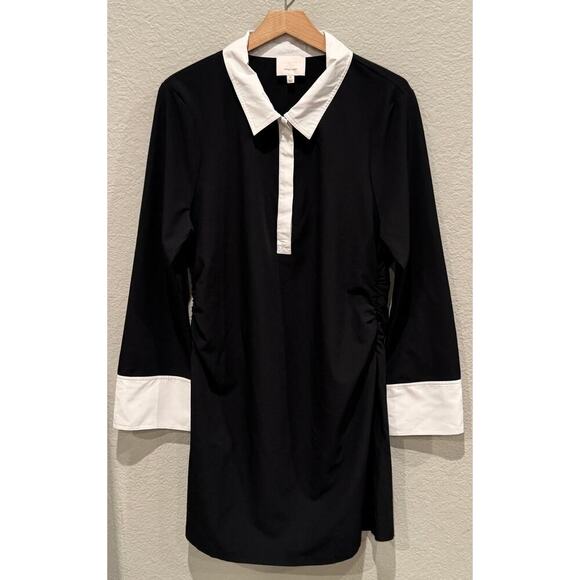 Cinq à Sept Elowen Long Sleeve Shirtdress Size 16 - Picture 9 of 9